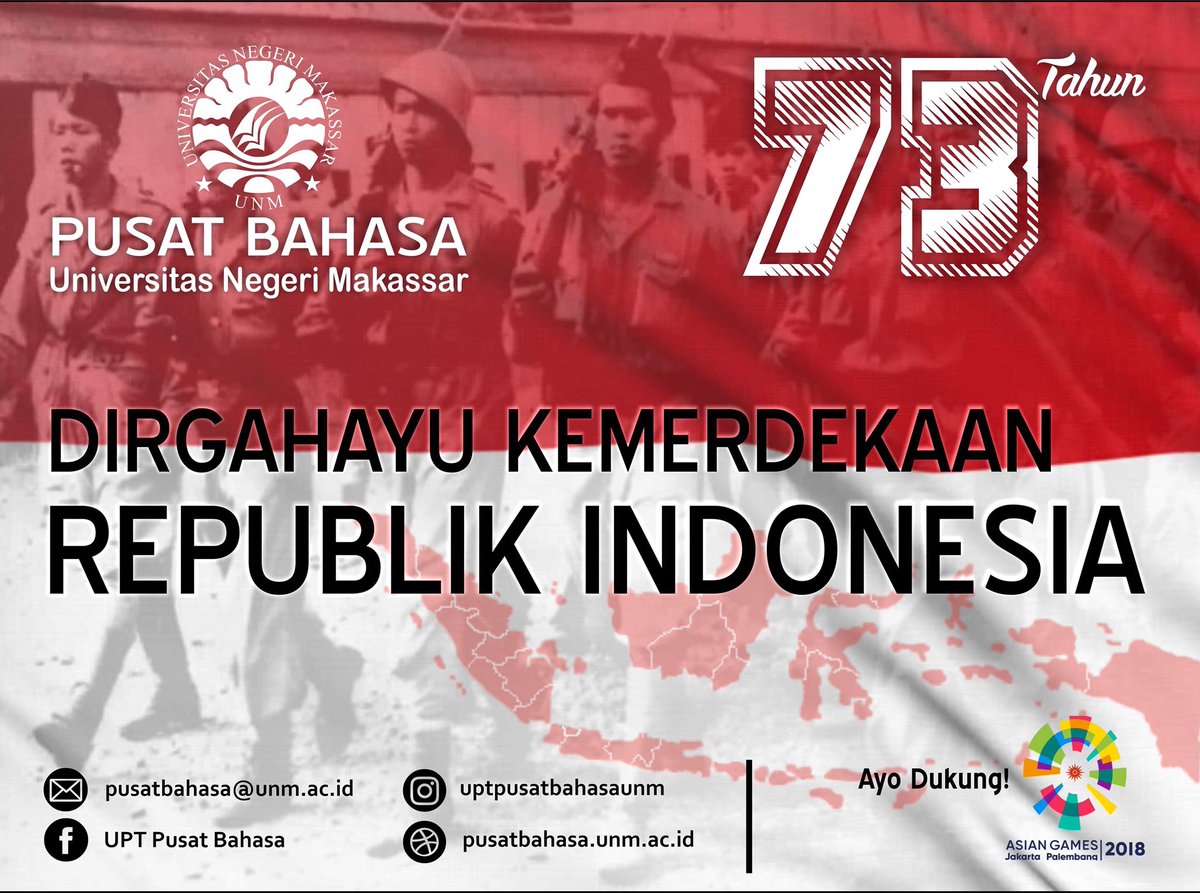 Dirgahayu Kemerdekaan Republik INDONESIA🇮🇩 Berbeda-beda tapi tetap SATU INDONESIA KU🇮🇩
.
.
#kemerdekaanindonesia 
#dirgahayuindonesia 
#dirgahayurepublikindonesia 
#17agustus2018 
#merdeka
#indonesia
#unmmakassar 
#makassar