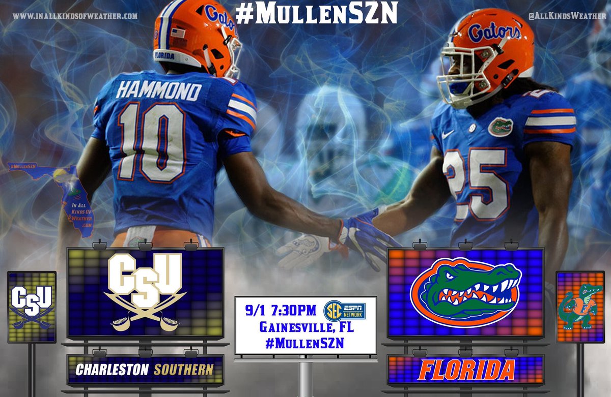 🚨BREAKING NEWS🚨

You have officially survived the long offseason, as IT IS OFFICIALLY FLORIDA #GATORS GAMEDAY!!! #BeatCharlestonSouthern #MullenSZN