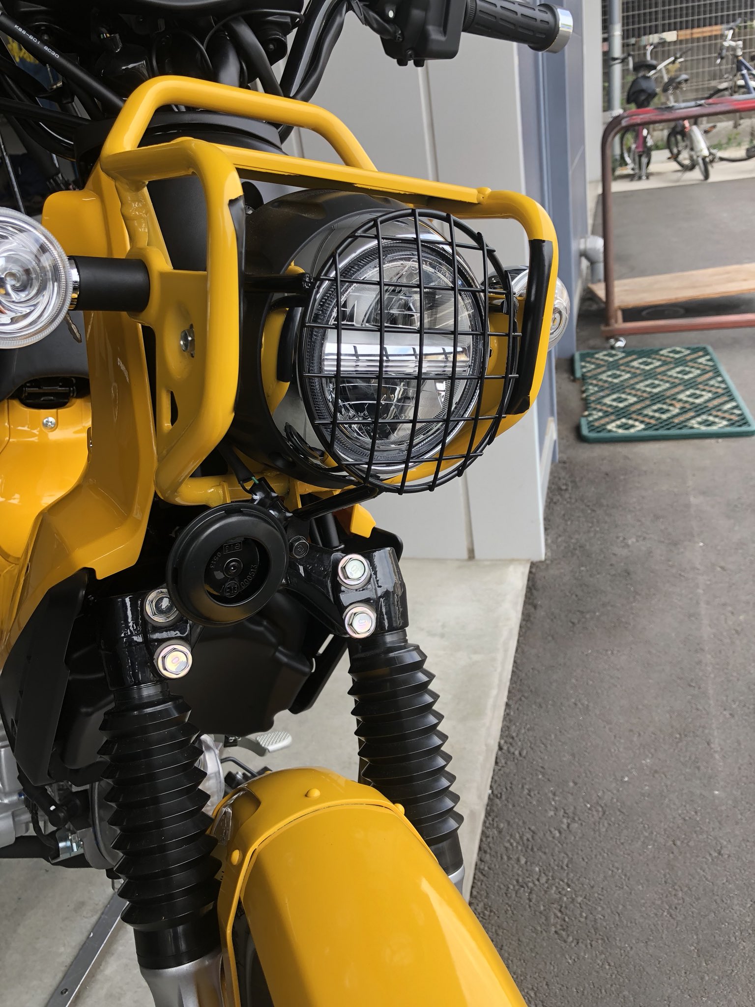 キジマ タイプ ライト ガード ヘッドライト GS400 GT380 GSX400E ゴキ 