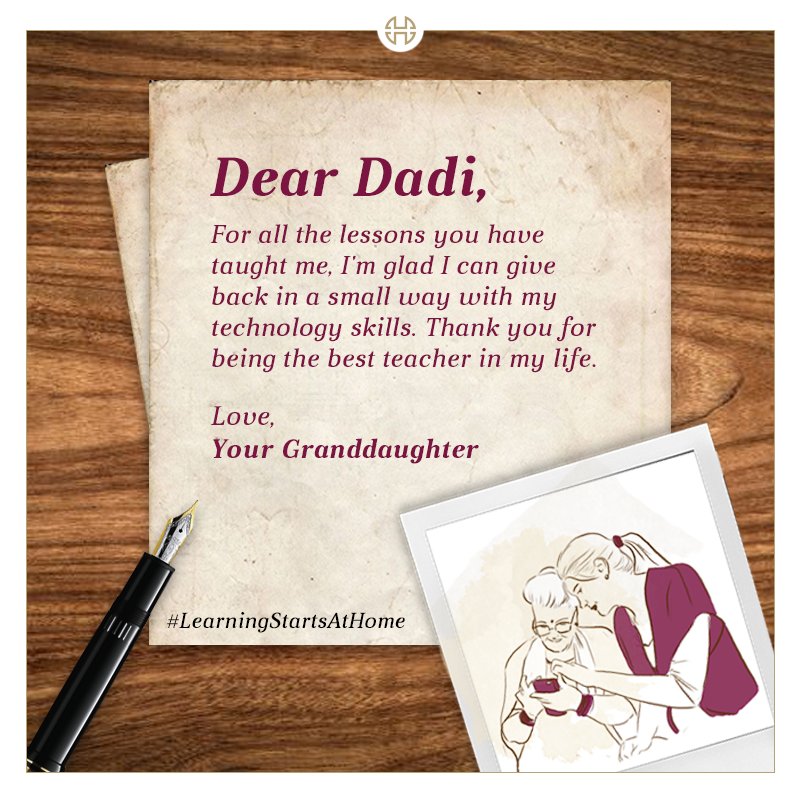 HOHExclusive's tweet image. Ever seen Dadi struggling with her phone? Your guidance has always come to her rescue. What&apos;s the one lesson you learnt from your Grandparents that you will also be grateful for? #LearningStartsAtHome