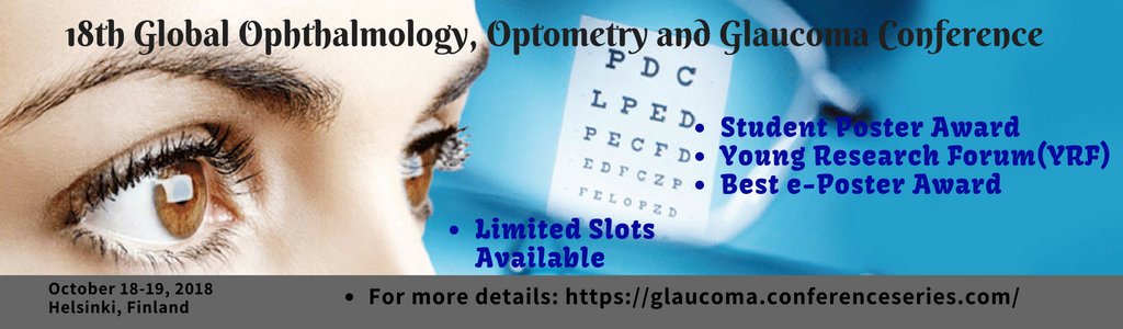 Patients with #HIV and #HIV-associated sensory neuropathy (HIV-SN) have reduced #corneal nerve fiber density, which can be identified using in vivo #corneal confocal microscopy #Glaucoma_2018 
#18th_global_ophthalmology_optometry_&amp;_glaucoma_conference: glaucoma.conferenceseries.com