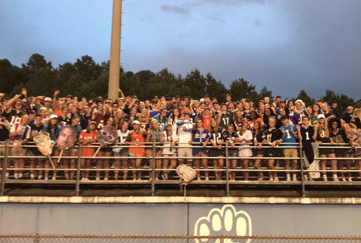 Clover Crazies (@chshype) on Twitter photo ‼️UNREAL TURNOUT TONIGHT BLUE EAGLES‼️ HUGE SHOUTOUT TO <a href="/True_BlueNation/">Clover Football</a> FOR FIGHTING LIKE SOME DAWGS, WE’RE WITH YOU NO MATTER WHAT😤😈 THE PAST IS BEHIND US. NEXT WEEK. MEMORIAL STADIUM. 7:30. IT’S THAT TIME. IN OUR HOUSE. #BEATSOUTHPOINT #GATA #WETOODEEP ‼️UNREAL TURNOUT TONIGHT BLUE EAGLES‼️ HUGE SHOUTOUT TO <a href="/True_BlueNation/">Clover Football</a> FOR FIGHTING LIKE SOME DAWGS, WE’RE WITH YOU NO MATTER WHAT😤😈 THE PAST IS BEHIND US. NEXT WEEK. MEMORIAL STADIUM. 7:30. IT’S THAT TIME. IN OUR HOUSE. #BEATSOUTHPOINT #GATA #WETOODEEP