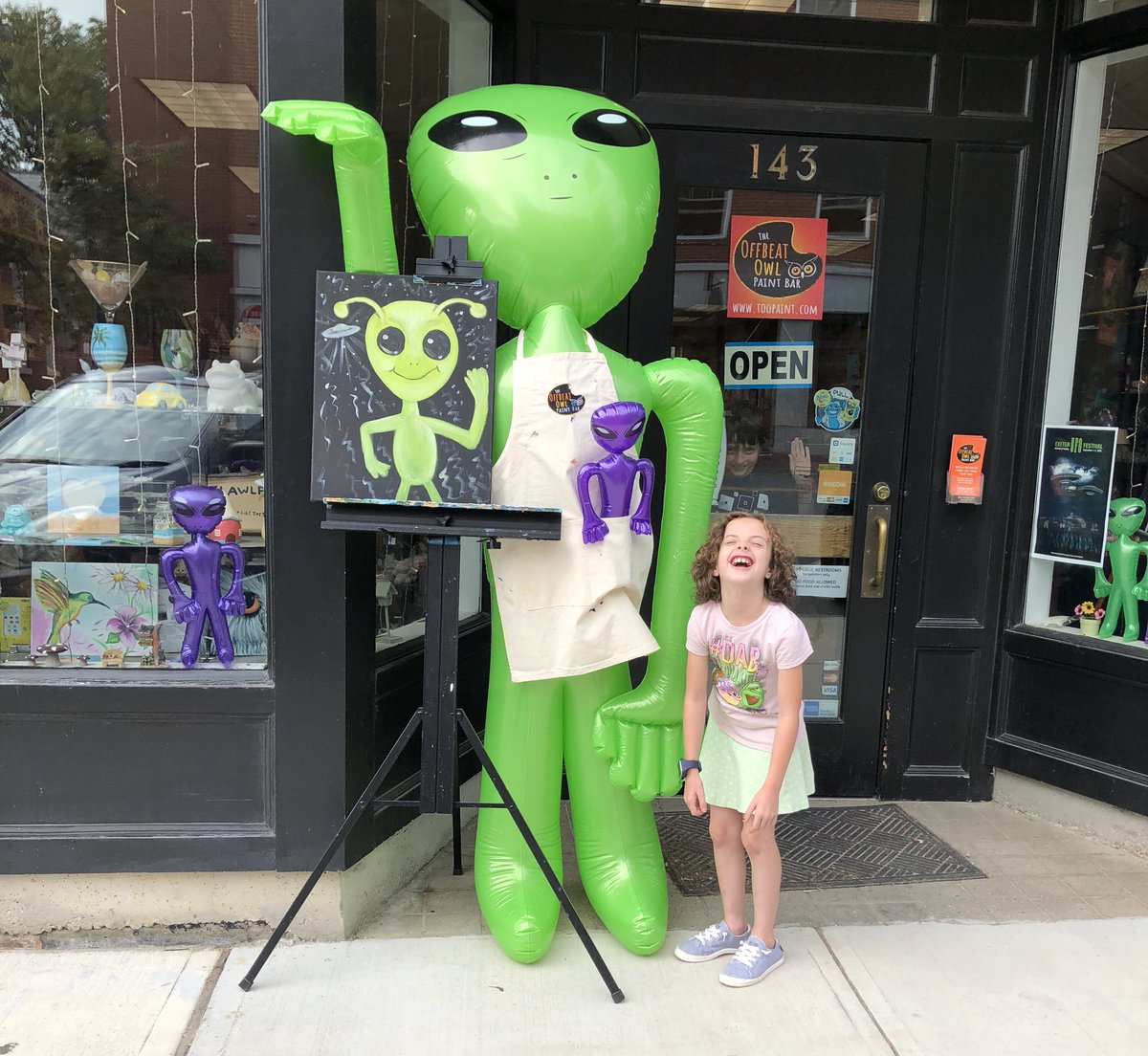 The_Offbeat_Owl's tweet image. Alien Fest Ready!!! Find our alien rocks!!!
