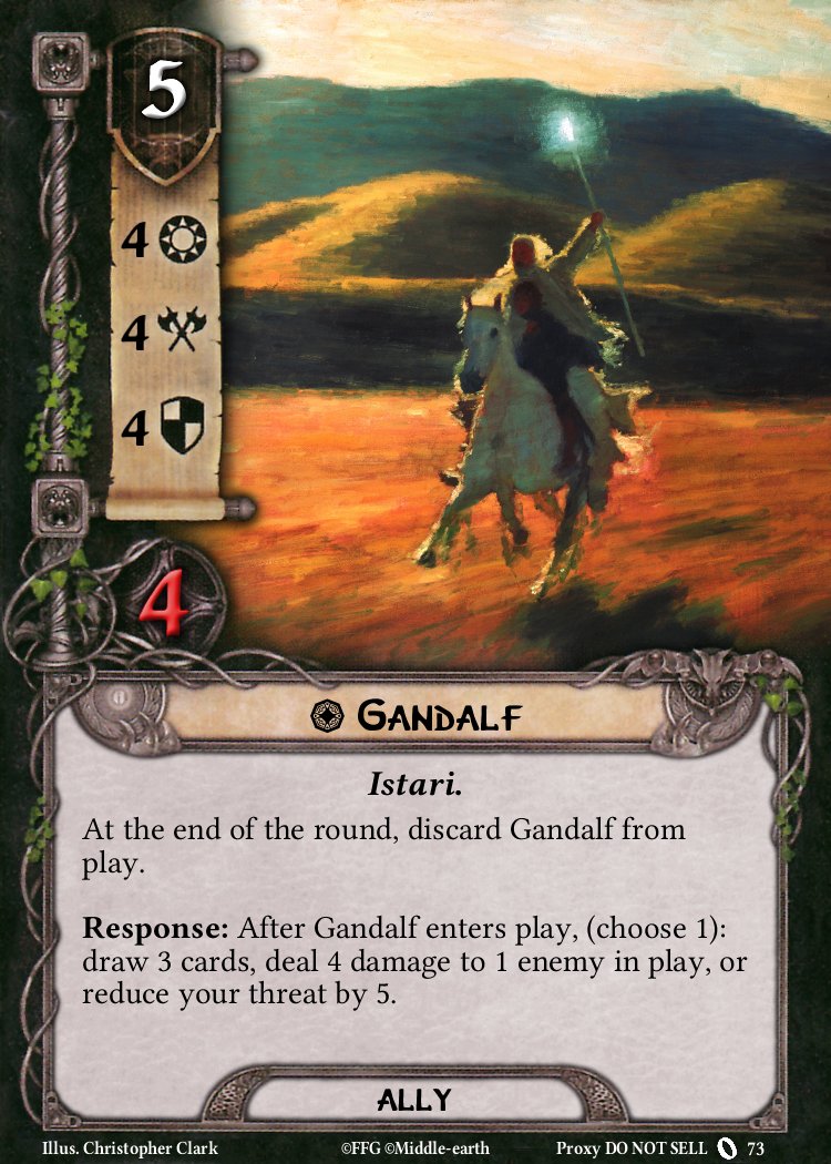 LotRLCG's tweet photo. Gandalf Alt Arts
(part 2)

#lotrlcg #Gandalf #lotr #youshallnotpass #mlp https://t.co/HEte3ijjob