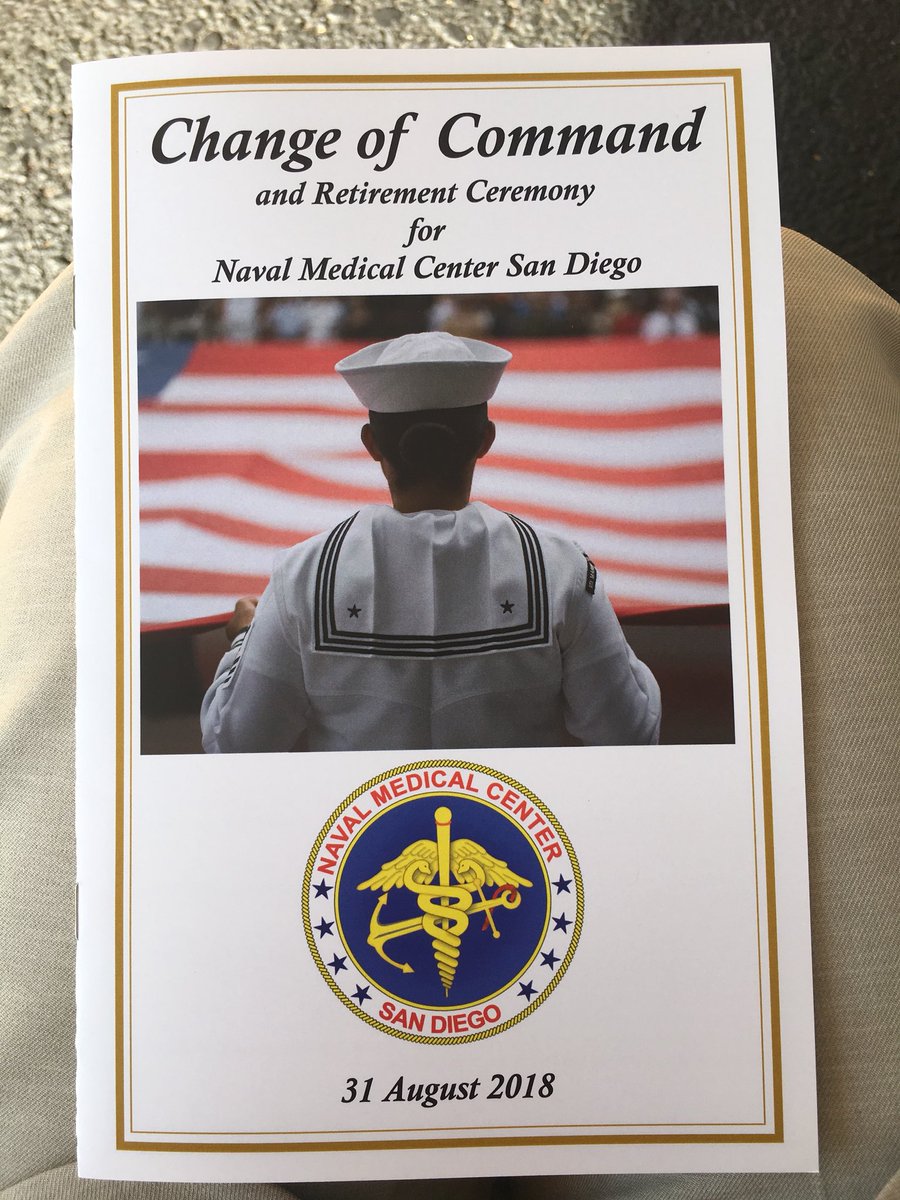 LisaHASDIC's tweet photo. Honored to attend today’s Change of Command @NMC_SD.  Welcome to CAPT Bradford Smith and congratulations to retiring CAPT Joel Roos! @HASDIC https://t.co/QwLS06ryVL