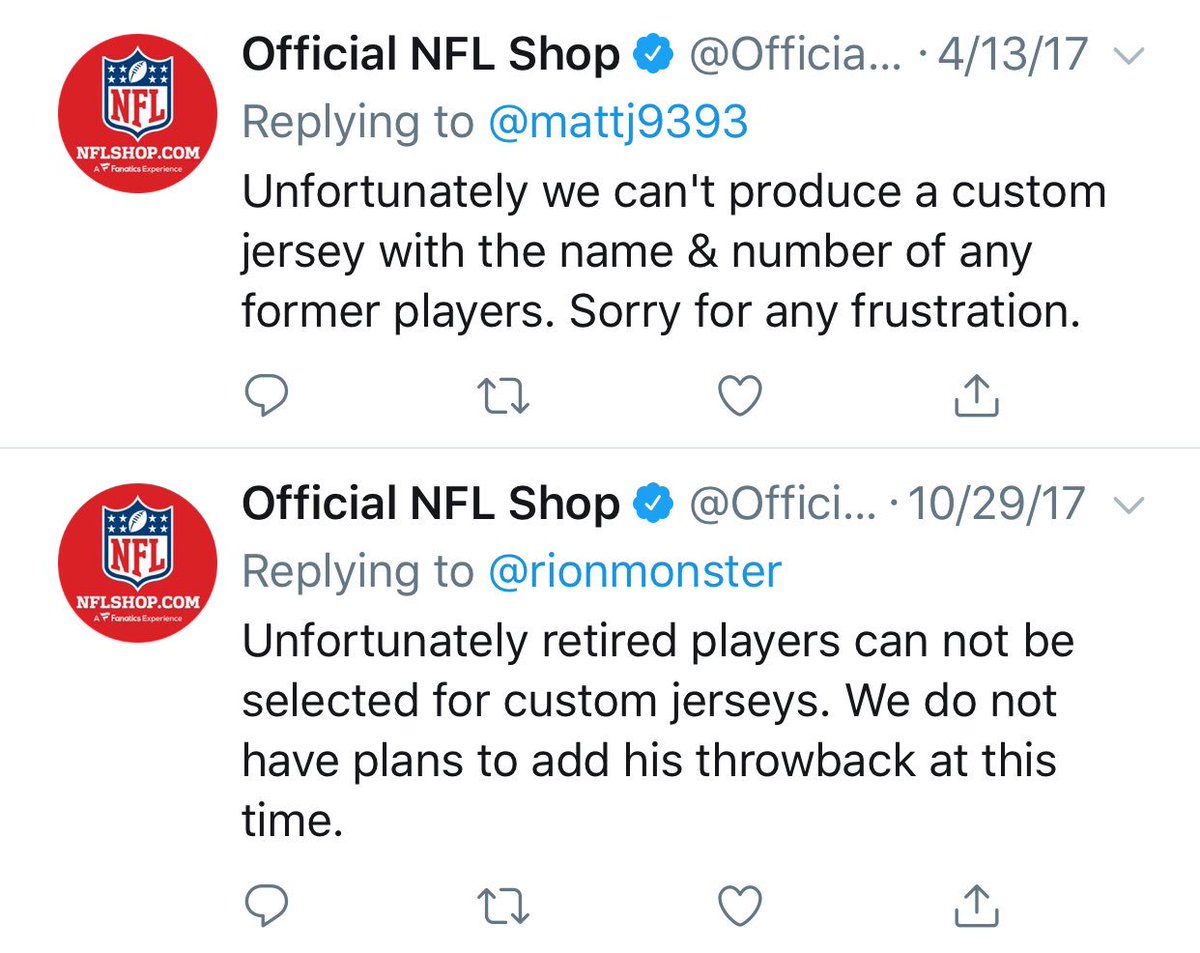 nfl shop custom jersey