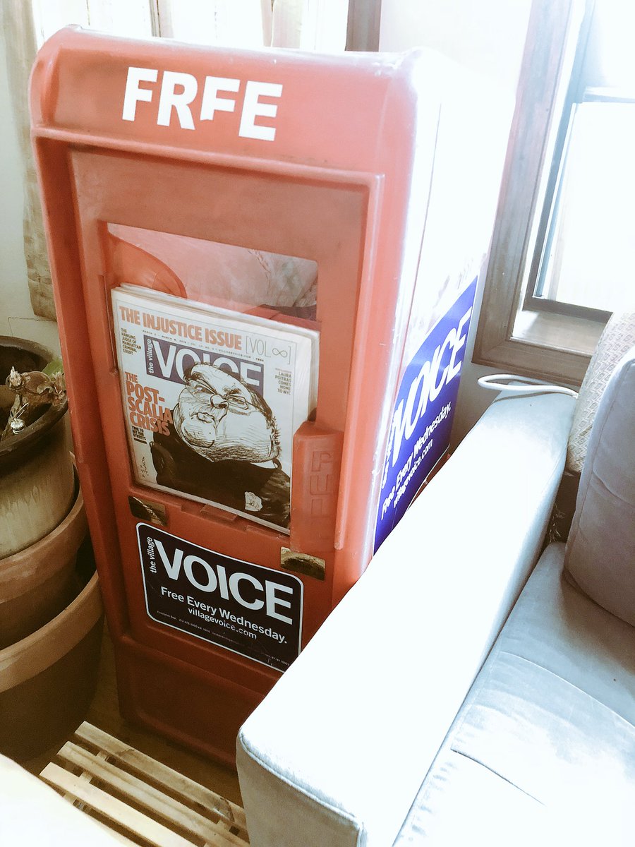 I’m forever grateful for my time writing for the Village Voice as a staff reporter. It was truly an honor to be a part of the Voice legacy + family, and it hurts to hear of the end.
