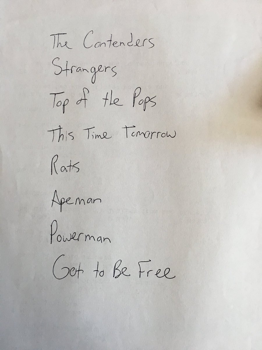 Working up our full tribute to The Kinks one incredible song after another.