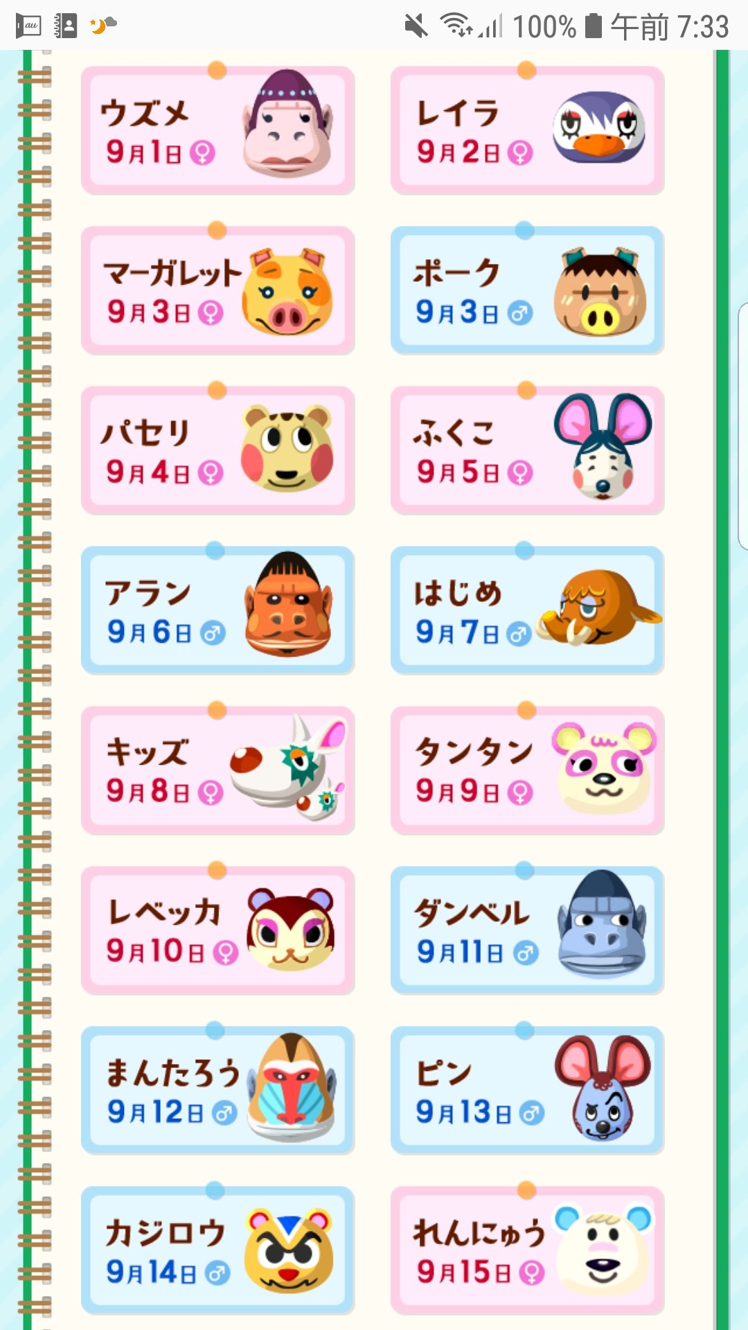 Twitter 上的 メモリーｔ細胞 君たちの細胞は働いているか 再投稿 あ なんて早いっ 今日から９月なのか 今月誕生日を迎える うちの村の住民たちはこのお三方 どうぶつの森観光局の住民名簿を拝借しております どうぶつの森 Animalcrossing