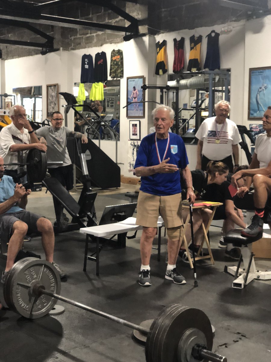 RFTWI's tweet photo. 2018 Wisconsin Senior Olympics offer Wisconsin's older adults an opportunity to maintain and improve overall fitness and wellness through recreational, social and competitive events. This gentleman competed in the 95+ powerlifting event! #CodeAlertProtects #SeniorLiving #Aging https://t.co/4G4oHIaQIL
