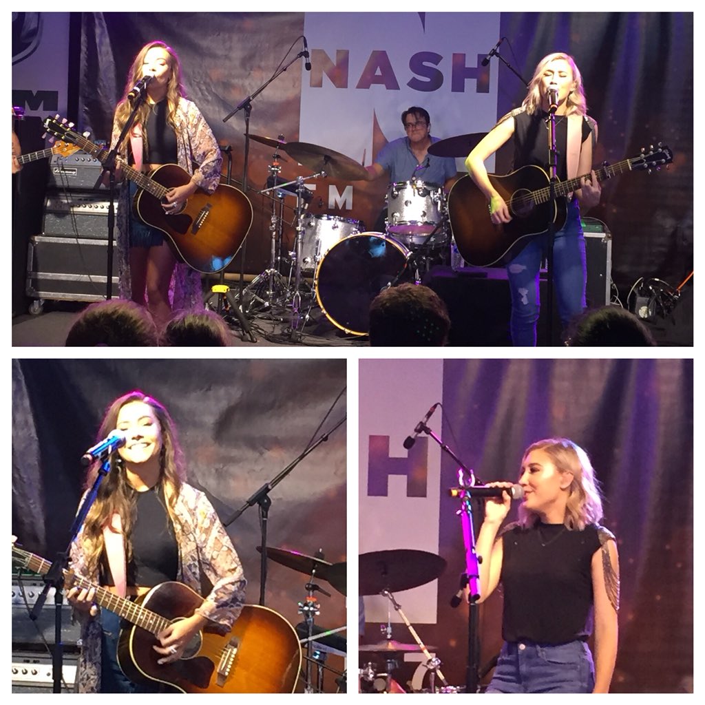 Larry_Leib's tweet photo. @MaddieandTae at Boots on the Boardwalk @JenksPav tonight @NASHFM947NY.  Great show girls !!!  #947boots https://t.co/h1kAoRHdPm