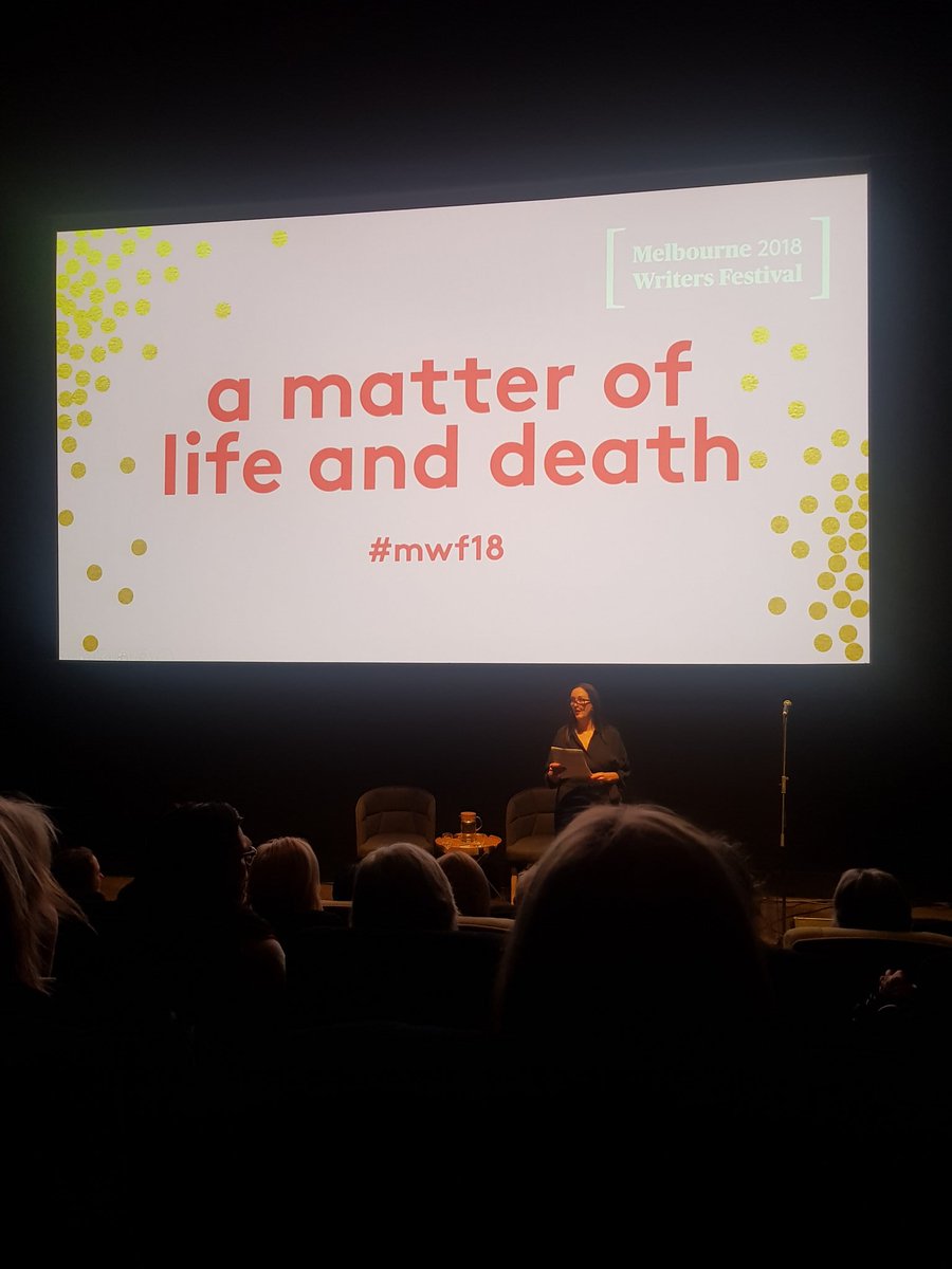 AhlamBolooki's tweet image. To read or not read, really is a matter of life and death, as Melbourne Writers Festival is brilliantly themed. #MWF18