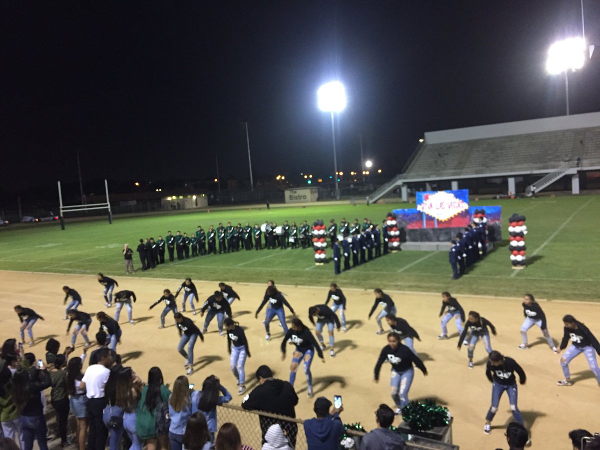 principalberg's tweet photo. Great job @BuenaParkHS Coyotes for a memorable Homecoming Game Halftime Ceremony! Congratulations Kate Hernandez, Homecoming Queen 2018! https://t.co/meM1l4C5ye