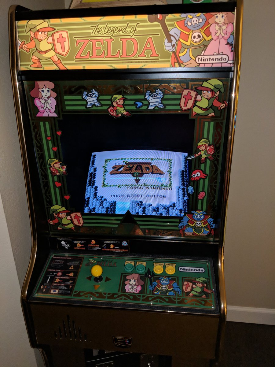 Norman Caruso On Twitter Custom Zelda Arcade Cabinet