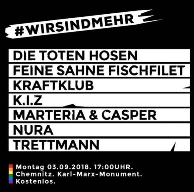 Jawoll! #wirsindmehr #sachsenistbunt #RefugeesWelcome