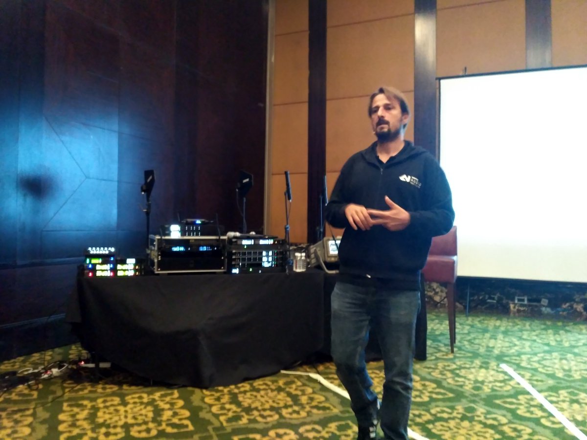 SunInfonetAudio's tweet photo. Glimpse from First day session of Shure Masterclass hosted by #SunInfonet and led by Andrea Granata @ #ShureMea happening at Hotel Ritz Carlton @ Bengaluru. #masterclass #wirelessmasterclass #microphones #RFTechnology #suninfonet #shuremea https://t.co/LY967OXKY0