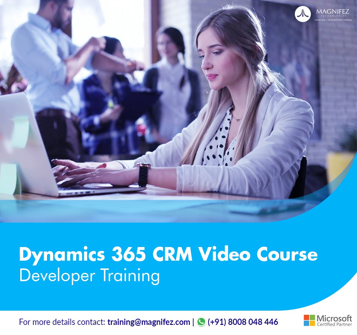 MagnifezTech's tweet image. Ready Made Online Package on #MicrosoftDynamcCRM that makes you professionally competent in #DynamicCRM Arena.🎓🎓

Visit: magnifez.com
Mail: training@magnifez.com

#MSDyn365 #Dynamics365 #CRM #dynamicsCRM