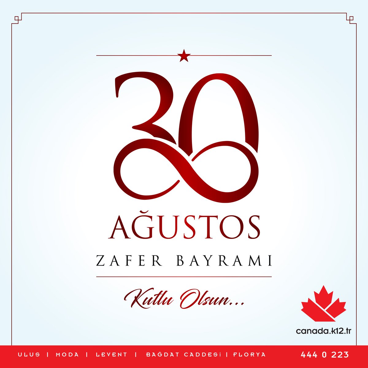 Zafer Bayramımız kutlu olsun! #30Ağustos