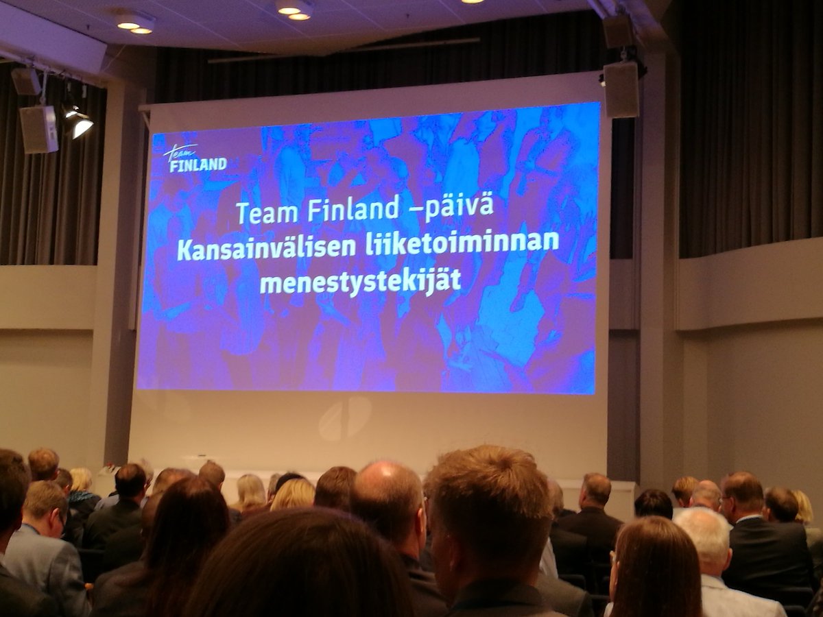 phalmari's tweet photo. #teamFinland day in Helsinki. Over 600 companies discuss international business https://t.co/9a7j8BJguH