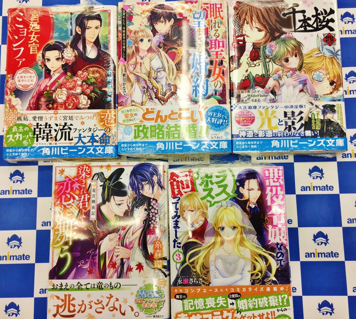 O Xrhsths アニメイト新潟 8 7 9は Fate Grand Order のアニメイトカフェキッチンカー Sto Twitter 書籍入荷情報 竜宮輝夜記 染まれ君よと 恋に舞う 悪役令嬢なのでラスボスを飼ってみました 3 眠れる聖女の望まざる婚約 目覚めたら 冷酷皇帝の花嫁