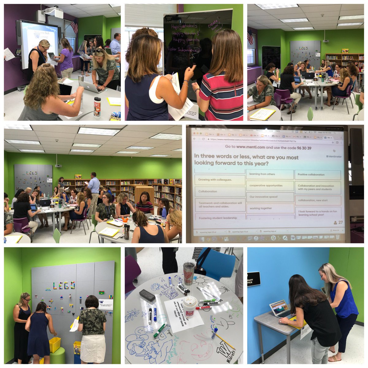 WyomingElem's tweet photo. What a great day at Wyoming School! Our Wyoming staff is off to a fabulous start! @millburnschools https://t.co/U29eCuyNDT