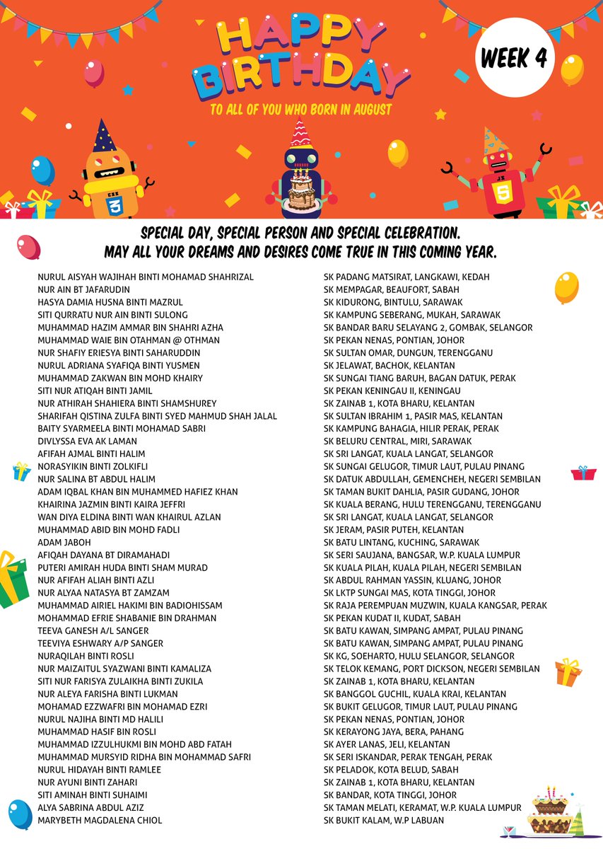 codingatschools's tweet image. May the brightest star always light up your life path. Happy  August birthday coders.

#codingatschools #codingatschools2018 #AugustBabies