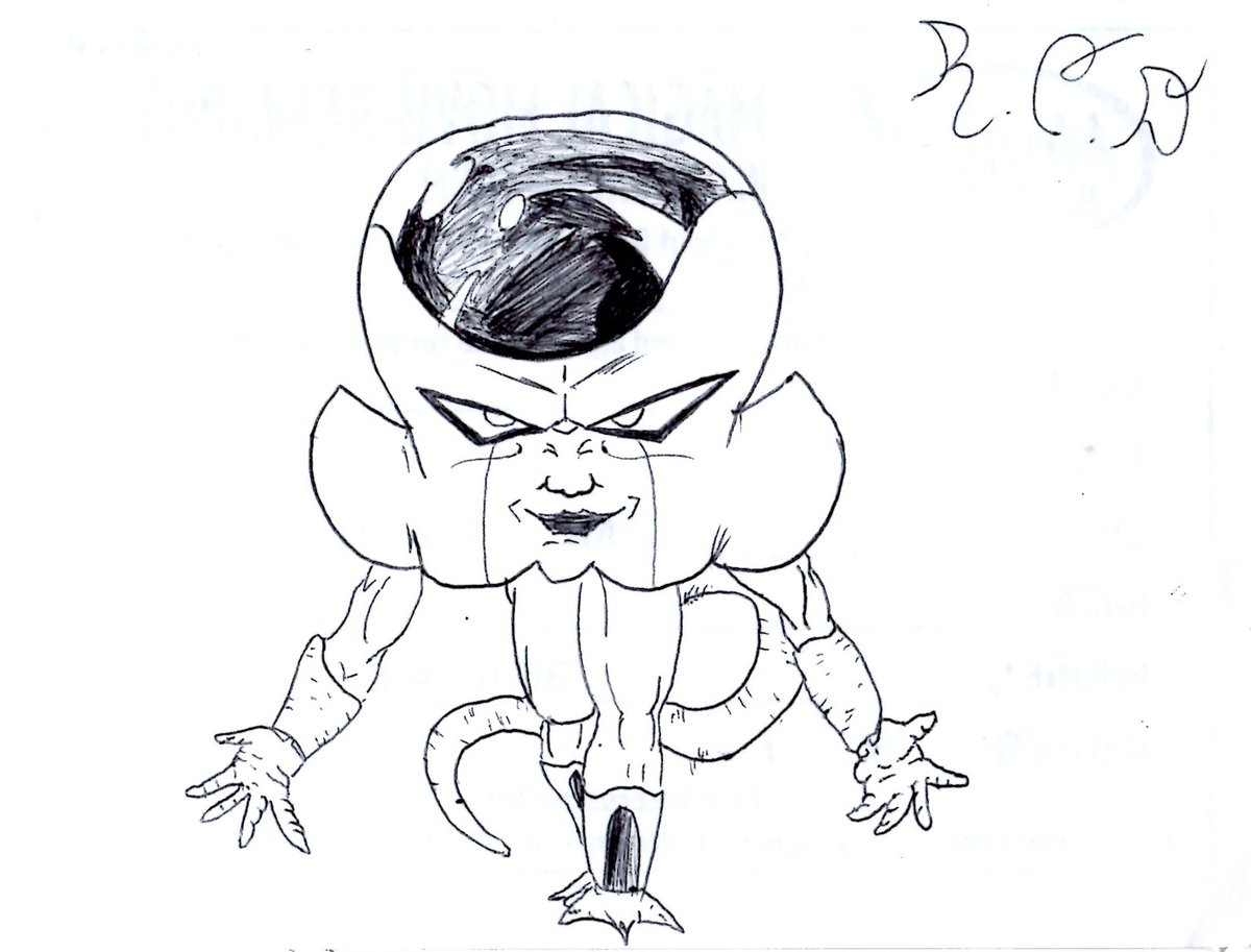 Images Of How To Draw Frieza Face