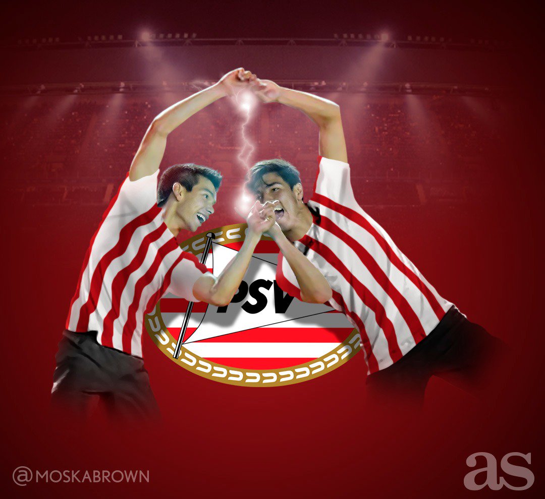 ASMexico's tweet photo. Oye @PSV @psveindhoven ¡te tenemos un regalo!
#MEXICANPOWER #MEXICANFUSION ⚽️🇲🇽
Cuídalos que valen títulos. @HirvingLozano70 @GutiGalaviz https://t.co/6ljBKM78P9