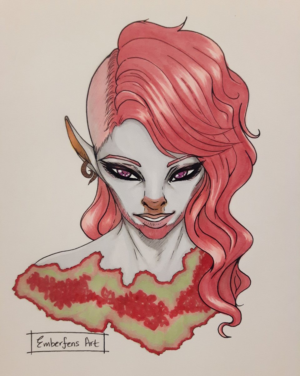 emberfens's tweet photo. Caduceus!!
It's not the greatest but I had fun! I love this chill pastel death cleric. <3
#caduceusclay #caduceus #criticalrole #criticalrolefanart #themightynein #firbolg #cleric #emberfens #copicmarkers #taliesinjaffe #executivegoth https://t.co/o8DZHIIVyK
