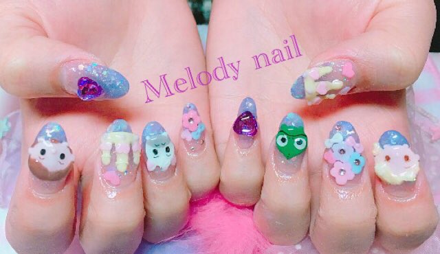 Melodynail あいめろ Tren Twitter ラプンツェルのツムツムネイル 痛ネイル 3dネイル T Co Z5f7br9boq Twitter