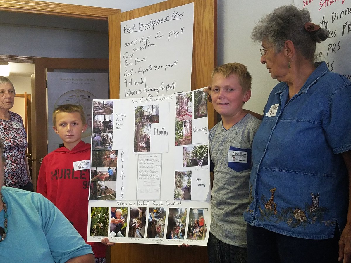 Ms Vivien provides snacks for the children in her neighborhood. This summer they built raised beds with her then helped plant and harvest the garden.  Kids ranged in age from 4 to 12. Wonderful relationship for them all.  #KMMROADTRIP #cohealth