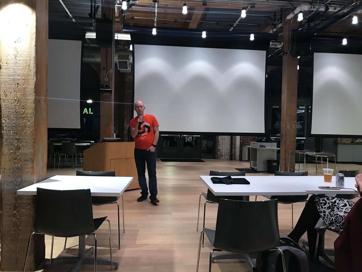 PeterStadlinger's tweet photo. AMA (Ask me anything) session at AEM Meetup tonight @keepthebyte @infielddigital @marcinfield #AEM #AEM64 #AEM65 https://t.co/2ILr30Ug3k