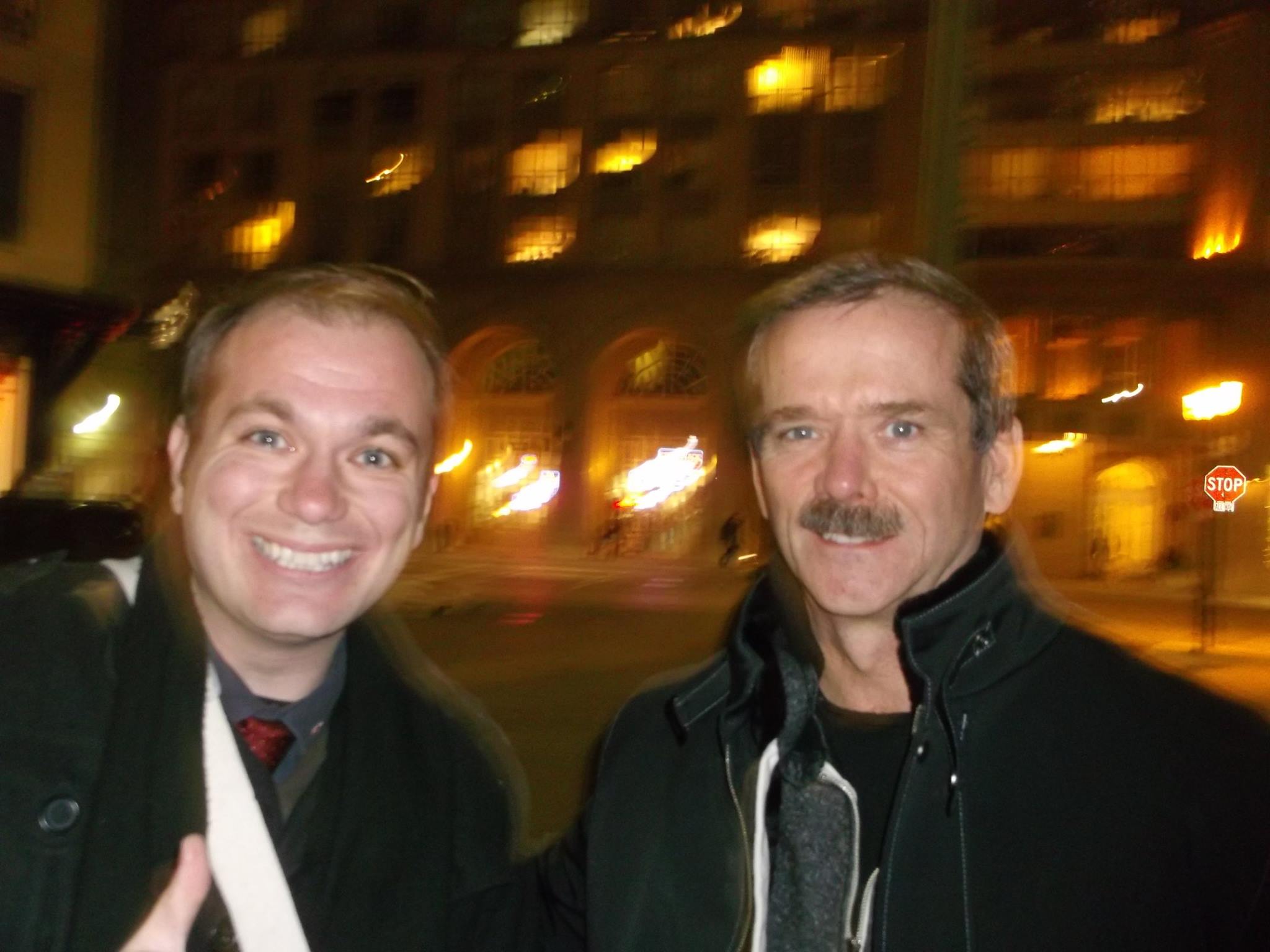 I want to wish Chris Hadfield a very happy birthday! 
