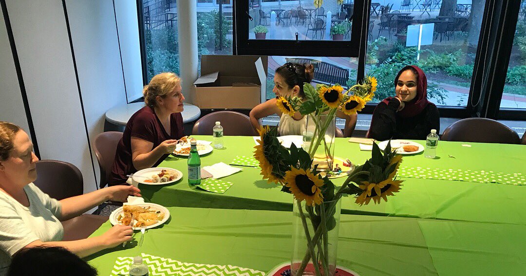Sushi and sunflowers for the first Brown Women in Radiology meeting. Too many women to fit into a single photo. We’ve got an exciting year ahead! @ Rhode Island Hospital