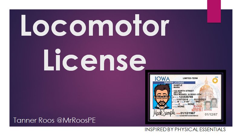 RoosterTraXCs's tweet photo. Locomotor License is my favorite activity to practice locomotors, directions, levels &amp; pathways.  Try it with your #PhysEd students early this year. https://t.co/cvUaAAn4zi https://t.co/ZQbK3fXmE4