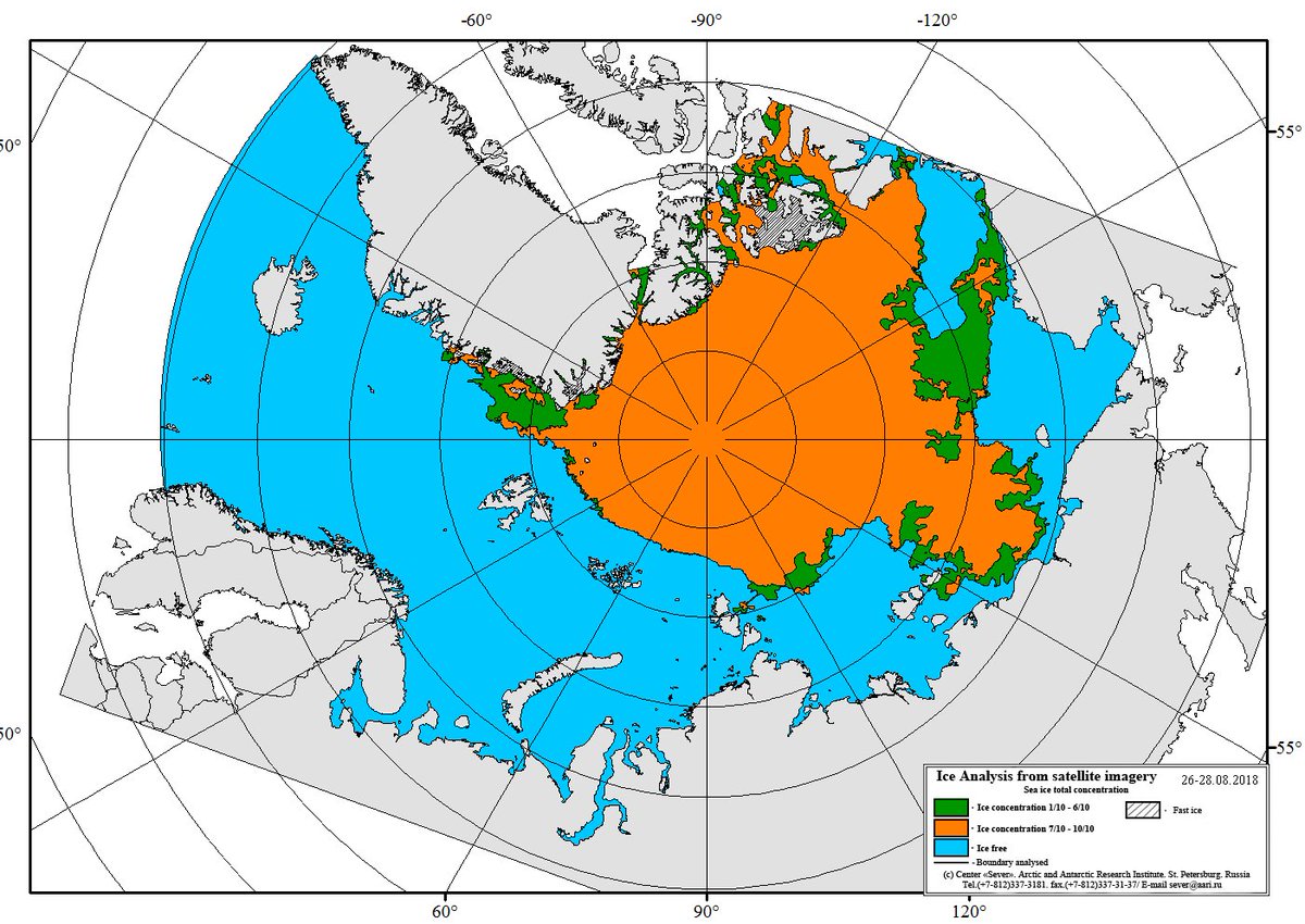malte_humpert's tweet photo. Light to medium #iceconditions along parts of the Northern Sea Route as #VentaMaersk is en route to the #Arctic on its voyage to #Bremerhaven. #Maersk #Russia #Shipping #NSR @Maersk @MaerskLine
Read the full story here: https://t.co/x5kXiSZ0f6 @HighNorthNews https://t.co/BFQ4JIQ0Fi