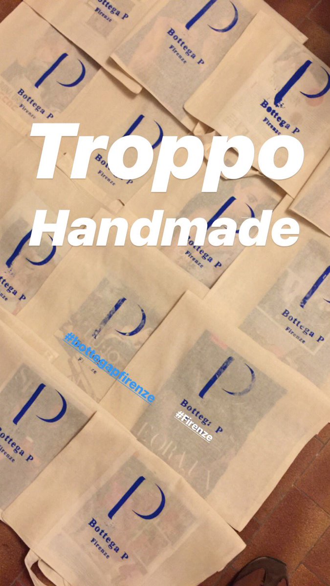 Trust me #handmade in Italy  🇮🇹 #BottegaPFirenze