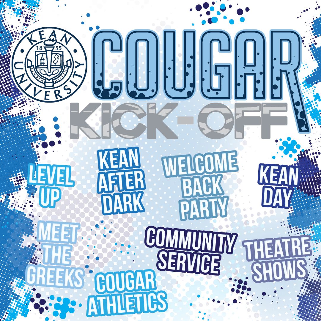 In less than 1 week the Fall semester begins at <a href="/KeanUniversity/">Kean University</a>. The semester begins w/ #CougarKickoff to welcome all of our new &amp; returning students. Some events are published &amp; more are on their way! Take a look at the schedule in #CougarLink @ tinyurl.com/cougarkickoff #Kean2022