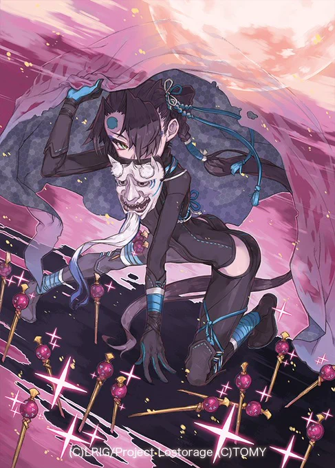 仕事絵:#WIXOSS
【WIXOSS】忍の御頭 ハンゾウ

本日2018年8月30日(木)発売のWIXOSSブースター「ユートピア」にて「忍の御頭 ハンゾウ」を描きました!
よかったらよろしくです。

忍キャラや隠密キャラのこういう衣装めっちゃ好き。

https://t.co/uEY7nCODHI
#ウィクロス #ユートピア発売記念 