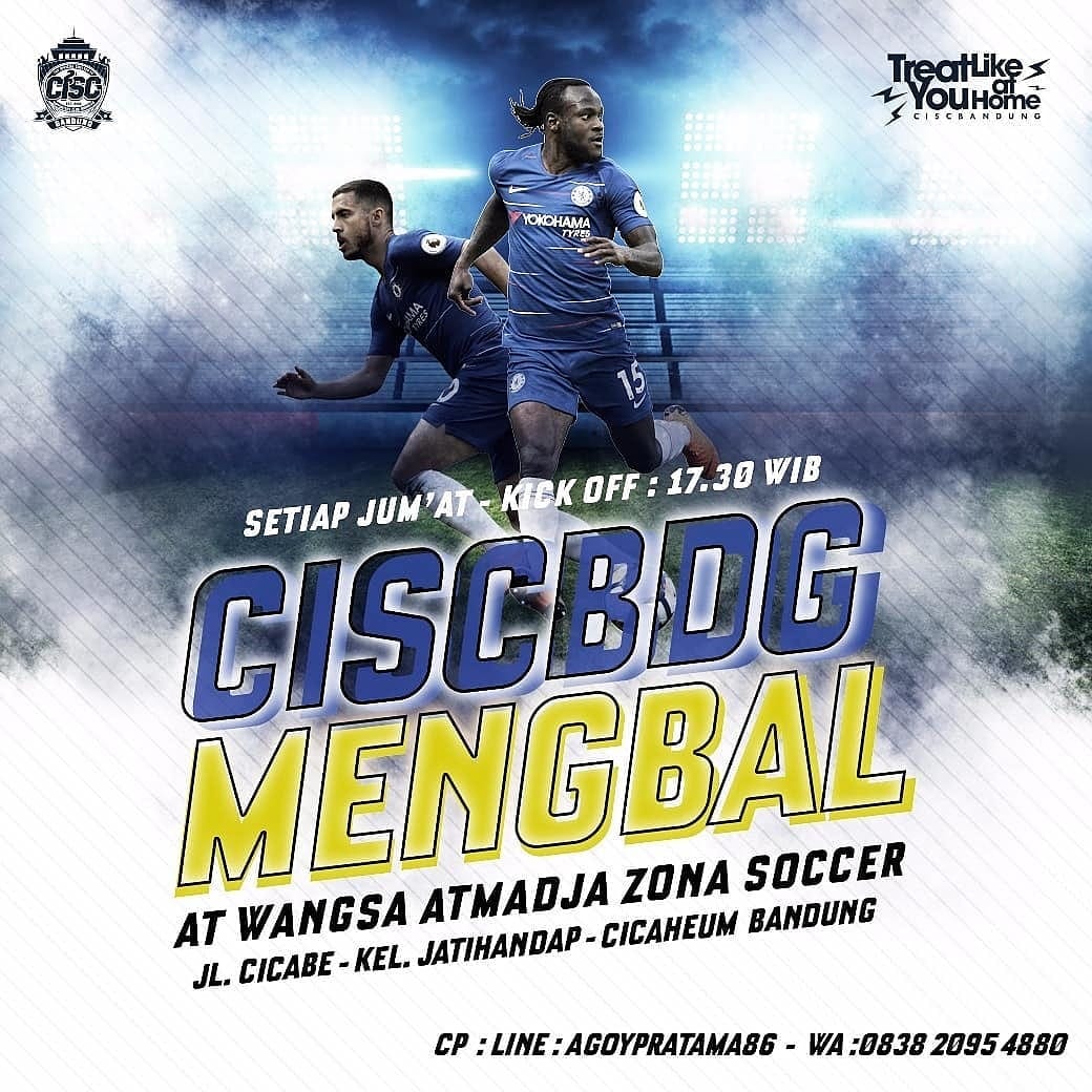 anddynurzaman's tweet image. @CISCbandung MENGBAL

SETIAP JUM&apos;AT
KICK OFF 17.30 WIB

AT WANGSA ATMADJA ZONA SOCCER
Jln Cicabe,kel Jatihandap Cicaheum

Dikarenakan peserta terbatas,Segera daftarkan diri kalian.
CP:
Line : agoypratama86
Wa : 083820954880

#ThisCisc #Ciscbdg #Ciscbdgmengbal #TreatYouLikeAthome