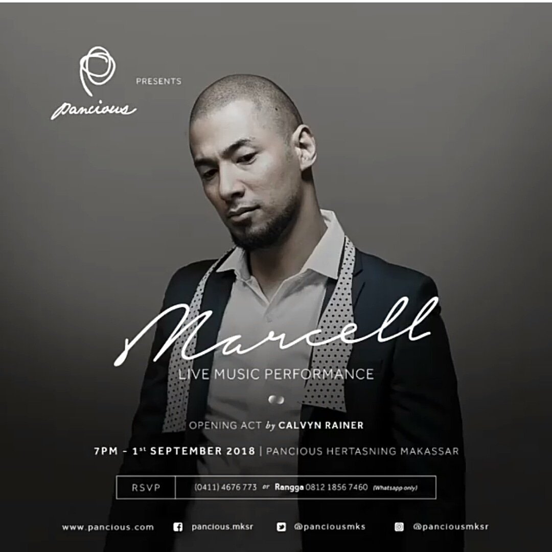 MisterMakassar's tweet image. #Pancious #Marcell #LiveConcert #EventMakassar #MrInfoeventMksr @MarcellSiahaan