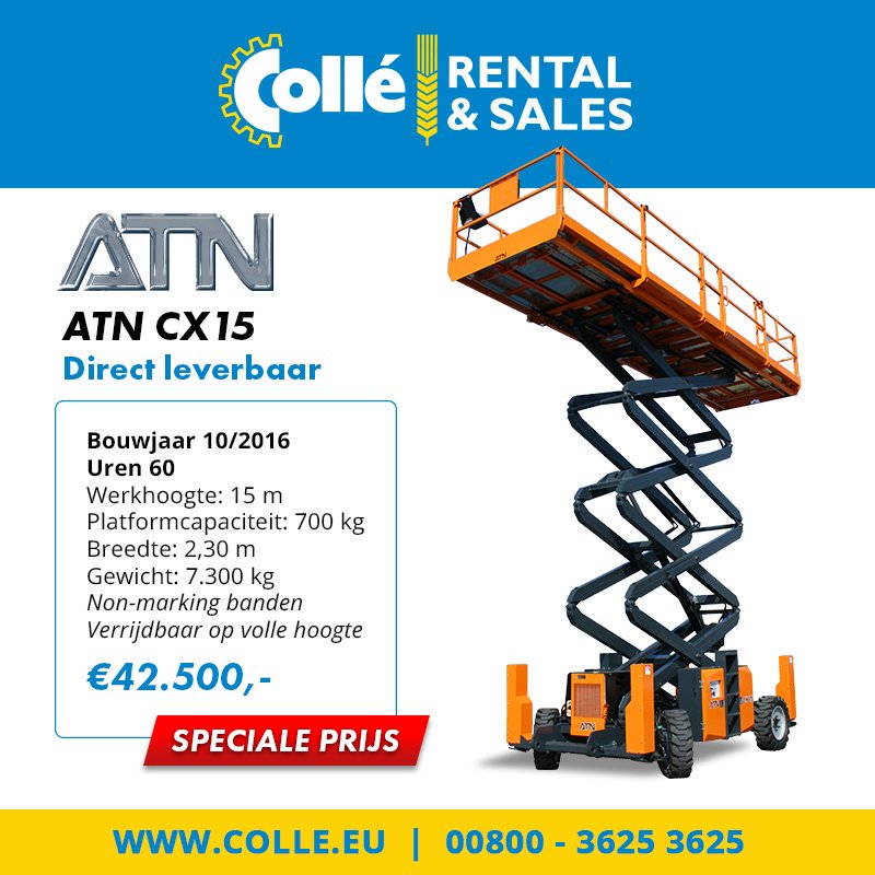 Colle_NL's tweet photo. #sales #actieprijs #aanbieding #schaarhoogwerkers #colle https://t.co/BwfDgotjMp