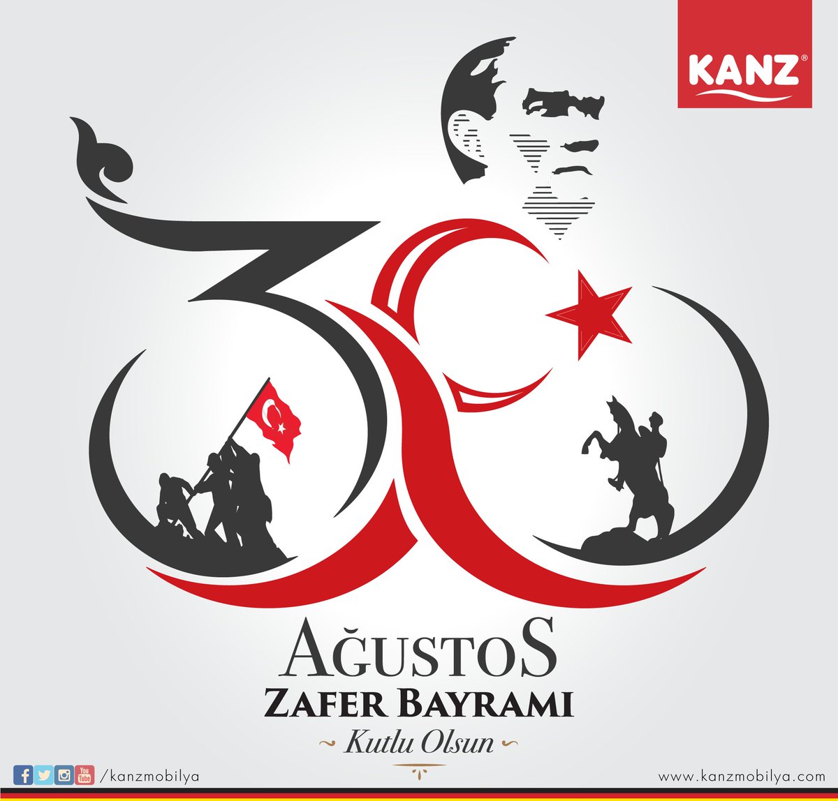 #30Ağustos #ZaferBayramı mız kutlu olsun! 

-> kanzmobilya.com