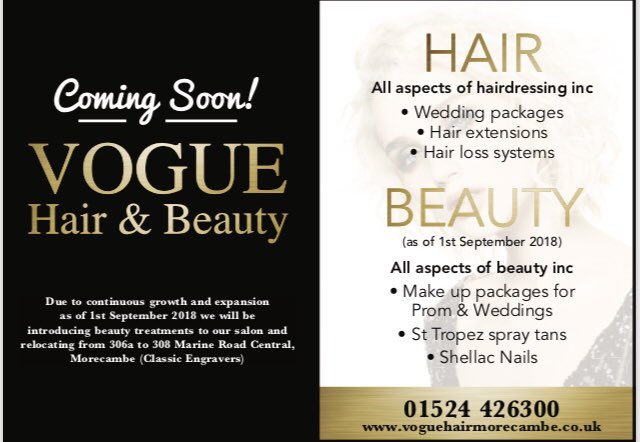 Vogue Hair Beauty On Twitter We Are Opening This Saturday 1st