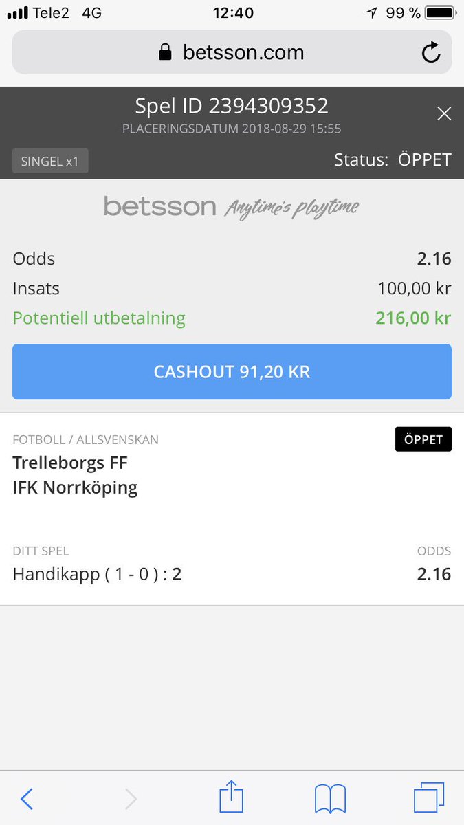 Ammucesco's tweet photo. @BetssonSV #TuttoCupen https://t.co/wVDLpa411S