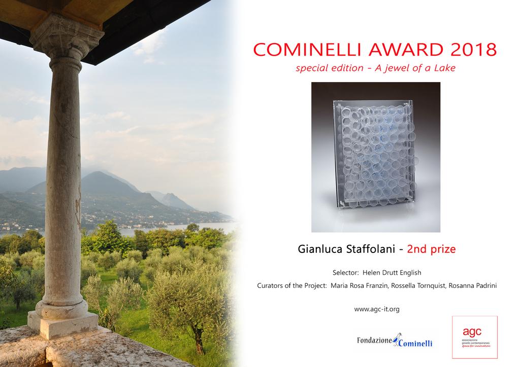 @FondazioCominelli #CominelliAward2018
#secondprize
" Gianluca Staffolani " 
Congratulations!! 
#AgcJewellery #AssociazioneGioielloContemporaneo #contemporaryjewellery #GianlucaStaffolani