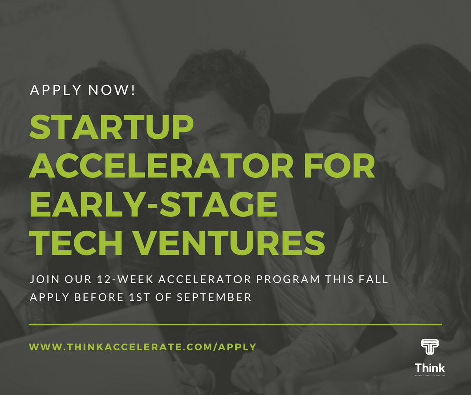 ThinkAccelerate's tweet photo. https://t.co/c6JxtGSxIT 👈 Only 3 days left to apply for our Fall Batch 2018! Level up your startup game and get ready for investment! Apply before Sept 1st. #sthlmtech #hbgtech #growhbg #nordicmade #startup #malmostartups https://t.co/3dtSbuC4WV