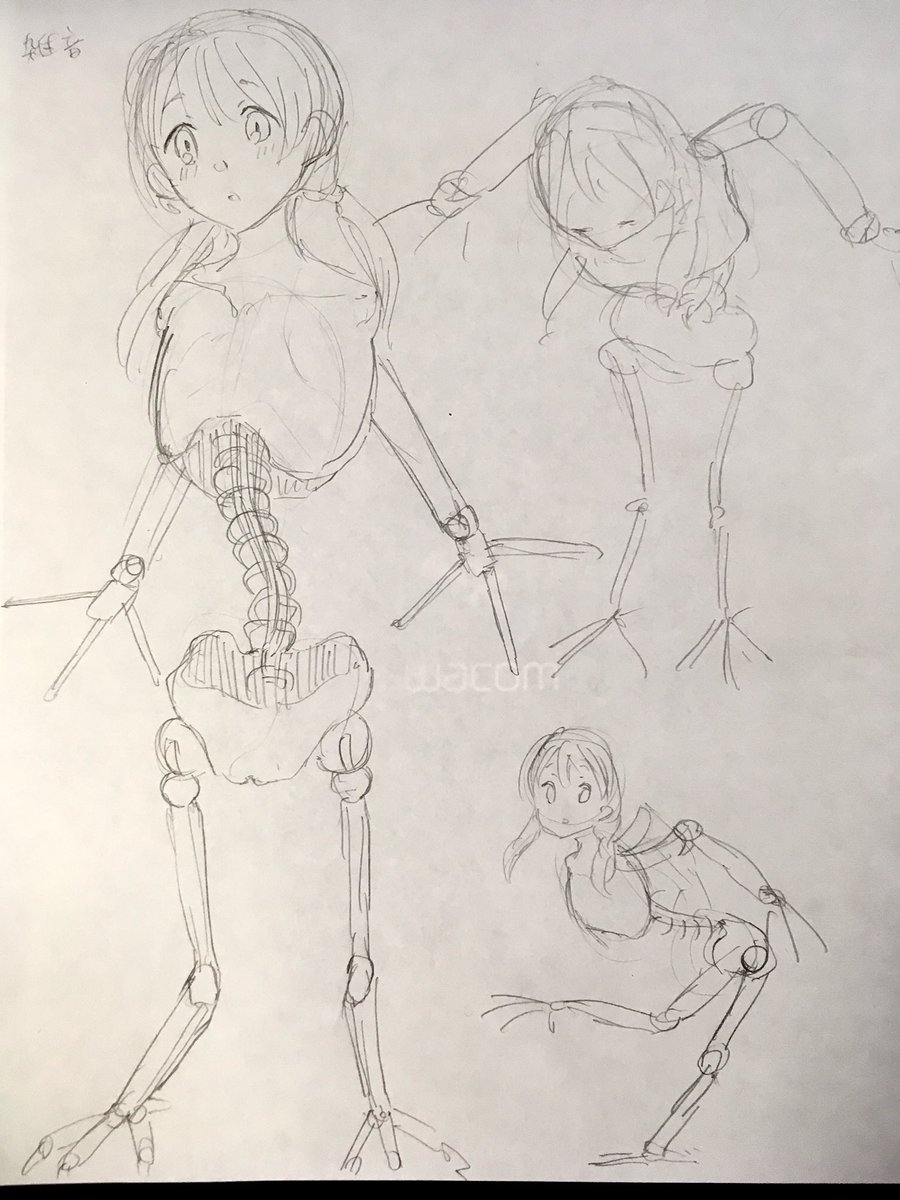 タグなし The rest 62 です。体がバキバキなのでアナログ落書き https://t.co/ua3MWLAB31