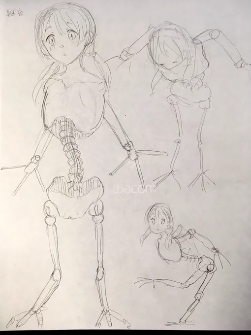タグなし The rest 62 です。体がバキバキなのでアナログ落書き https://t.co/ua3MWLAB31