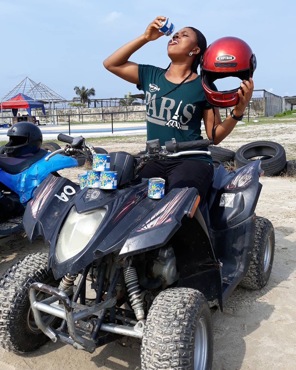 ObiesieJoy's tweet photo. @OlympicNigeria It is time to pump up the adrenaline in my system through quad biking and I trust Olympic Milk to make me stay active for longer #IStayActive #OlympicIStayActive https://t.co/OSjNvWt0Wf